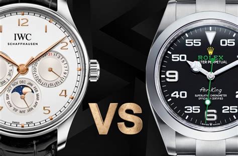 iwc vs rolex watches